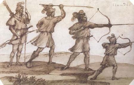 Claude Lorrain Four Archers (mk17)